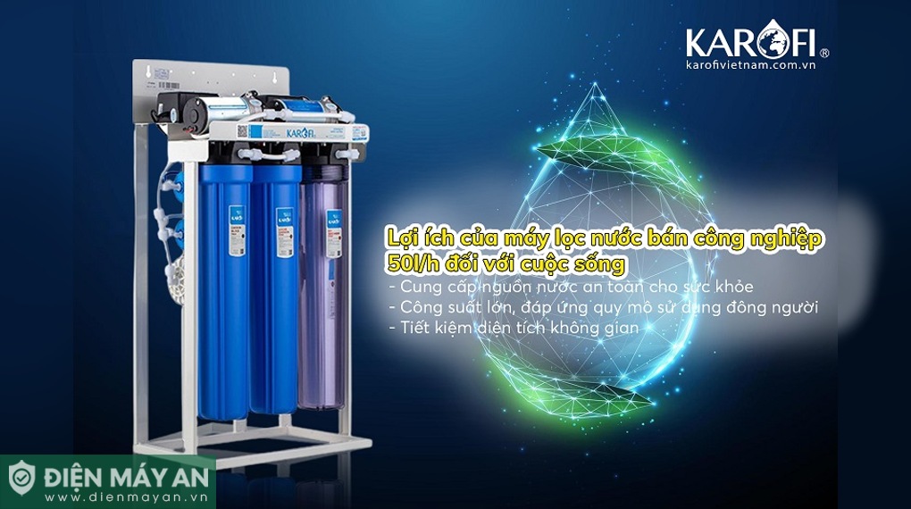 Máy lọc nước bán công nghiệp Karofi KT-KB50 (50 lít/giờ)